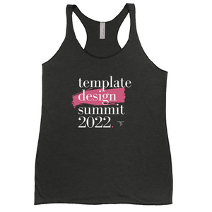 Template Design Summit 2022 Black Tank Top