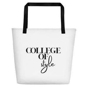 College of Style Beach Bag